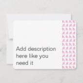 Poodle Uitnodigingen (Achterkant)