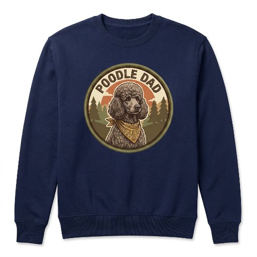 Poodle Vader Crewneck | Doodle Hond Vader Cadeau V Trui