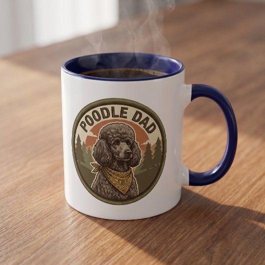 Poodle Vader Koffiemok | Doodle Hond Vader Cadeau Mok