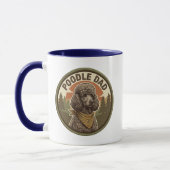 Poodle Vader Koffiemok | Doodle Hond Vader Cadeau Mok (Links)