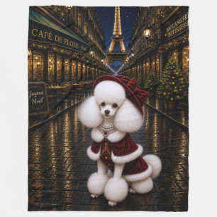 Poodle Vakantie Fleece Deken