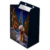 Poodle Vakantie Medium Cadeauzakje (Achterkant Gekanteld)