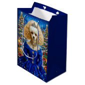 Poodle Vakantie Medium Cadeauzakje (Voorkant Gekanteld)