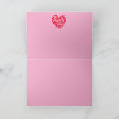 Poodle Valentine Card Feestdagen Kaart (Binnen)