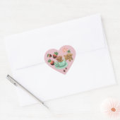 Poodle Valentine's Day Heart Hart Sticker (Envelop)