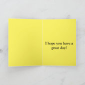 Poodle verjaardag kaart (Binnen)