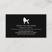 Poodle | Verzorging Visitekaartje (Achterkant)