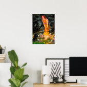 Poodle(zwart 1)-MidEve Poster (Thuiskantoor)
