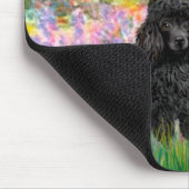 Poodle (zwart 1) - Tuin Muismat (Hoek)