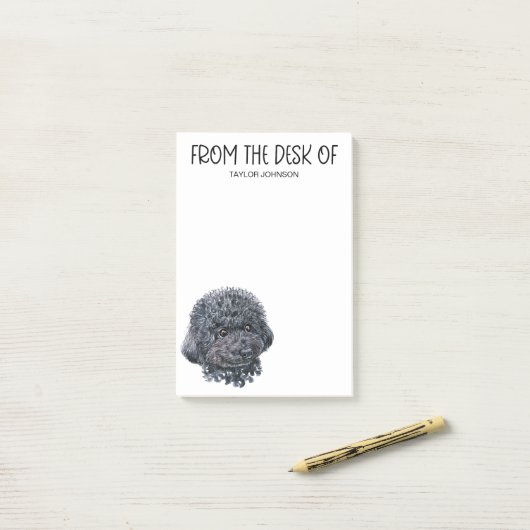 Poodleliefhebbernotities Post-it® Notes (Op bureau)