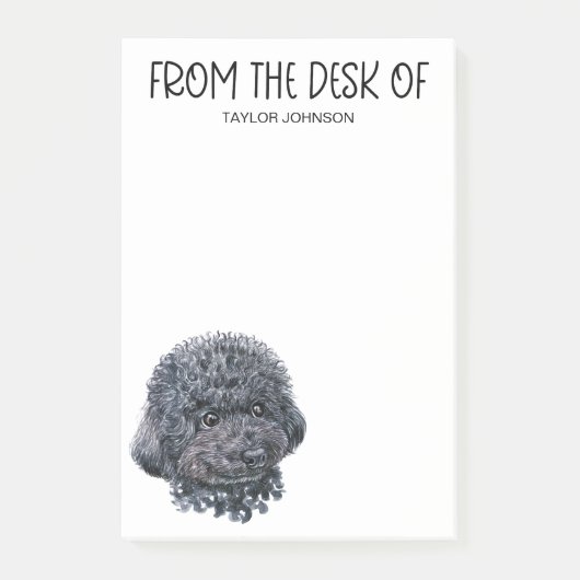 Poodleliefhebbernotities Post-it® Notes (Voorkant)