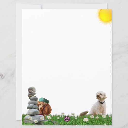 Poodles-A-Plenty en Egels Papierwaren (Voorkant)