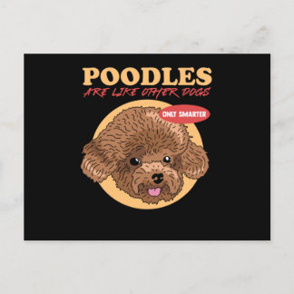 Poodles Are Smarter Dog Owner Poodle Briefkaart