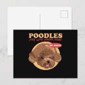 Poodles Are Smarter Dog Owner Poodle Briefkaart (Voorkant / Achterkant)