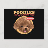 Poodles Are Smarter Dog Owner Poodle Briefkaart (Voorkant)