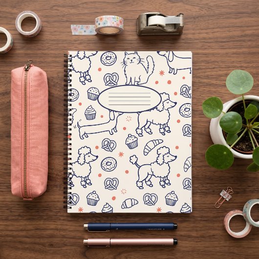 Poodles Dachshunds & Donuts Notitieboek