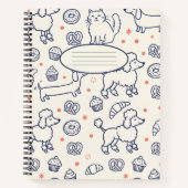 Poodles Dachshunds & Donuts Notitieboek (Voorkant)