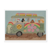Poodles in Hippiebusje
