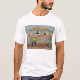 Poodles in Hippiebusje T-shirt