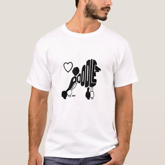 POODLES SILHOUETTE T-SHIRT (Voorkant)