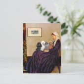Poodles (vier) - Whistler's moeder Briefkaart (Staand voorkant)