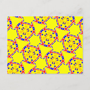 Poodple Brit Patroon Briefkaart