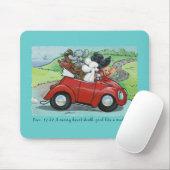 Poodsen Converteerbare Scriptbeveiliging Mousepad Muismat (Met muis)