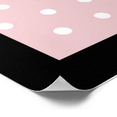 Poodsen in het Parijse roze Poster (Hoek)