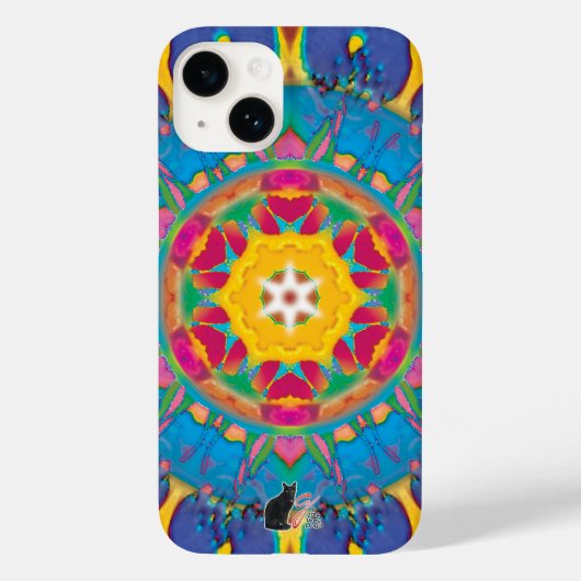 Poof Ball Kaleidoscoop Case-Mate iPhone Case (Achterkant)