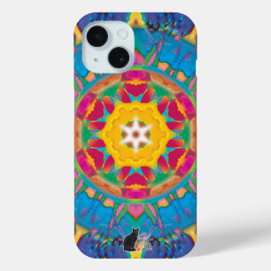 Poof Ball Kaleidoscoop iPhone 15 Case