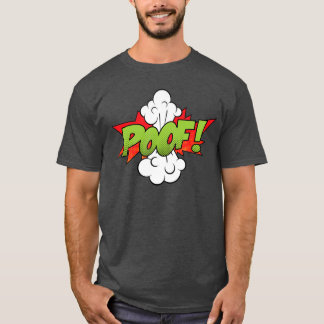 Poof strip cool retro stripboek mannen vrouwen gez t-shirt