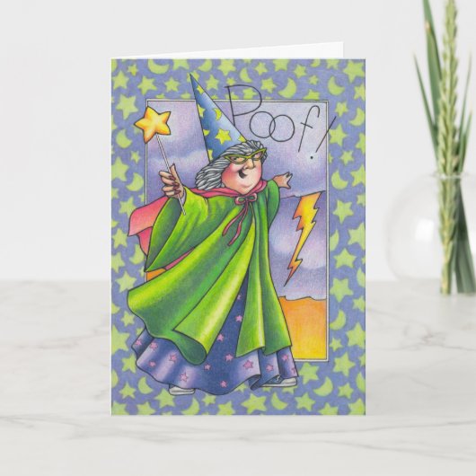 Poof!  U bent ouder Kaart (Voorkant)