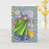 Poof!  U bent ouder Kaart (Gele Bloem)