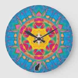 Poofball Kaleidoscoop Grote Klok