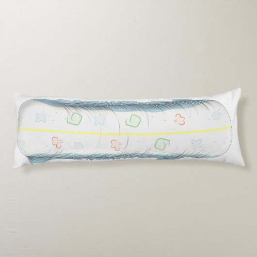 Poofy Diaper-pillow Lichaamskussen (Achterkant)