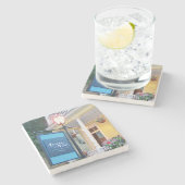 Poogans restaurant Charleston, SC. Onderzetter (Zijkant)