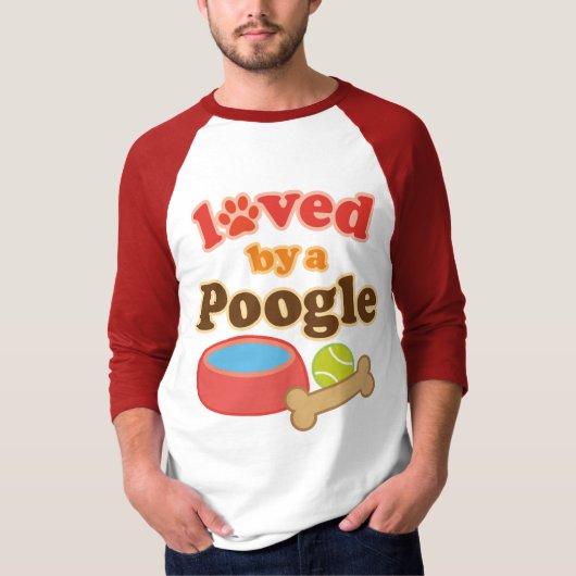 Poogle Hondenras Gift T-shirt (Voorkant)
