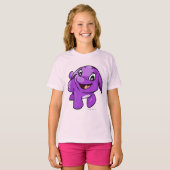 Poogle Paars T-shirt (Voorkant volledig)