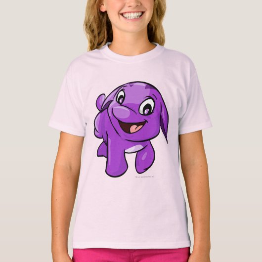Poogle Paars T-shirt (Voorkant)