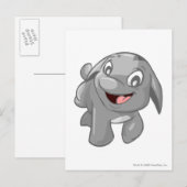 Poogle Silver Briefkaart (Voorkant / Achterkant)