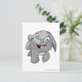 Poogle Silver Briefkaart (Staand voorkant)