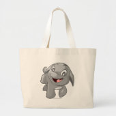 Poogle Silver Grote Tote Bag (Voorkant)