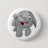 Poogle Silver Ronde Button 5,7 Cm (Voorkant)