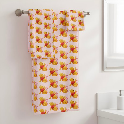 Pooh badhanddoekenset bad handdoek