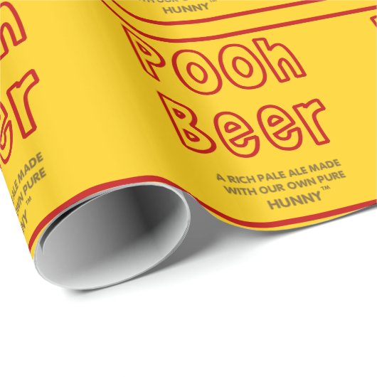 Pooh Beer Cadeaupapier (Rol Hoek)