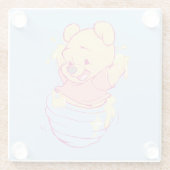 Pooh Glas Onderzetter (Achterkant)