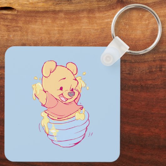 Pooh Keychain (Achterkant)