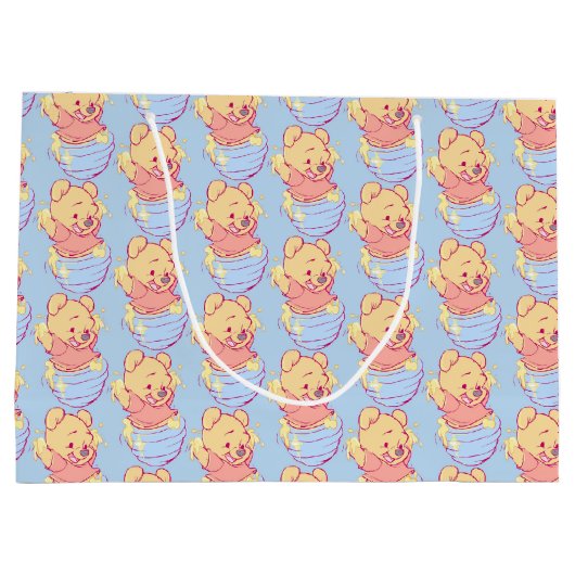 Pooh Large Gift Bag Groot Cadeauzakje (Achterkant)