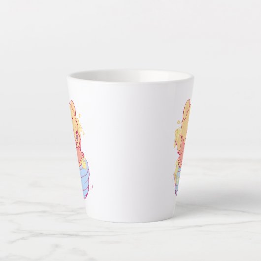 Pooh Latte Mug Mok (Voorkant)