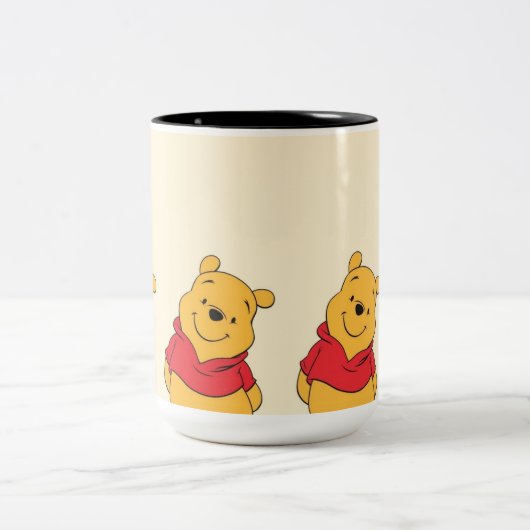 pooh mug tweekleurige koffiemok (Center)